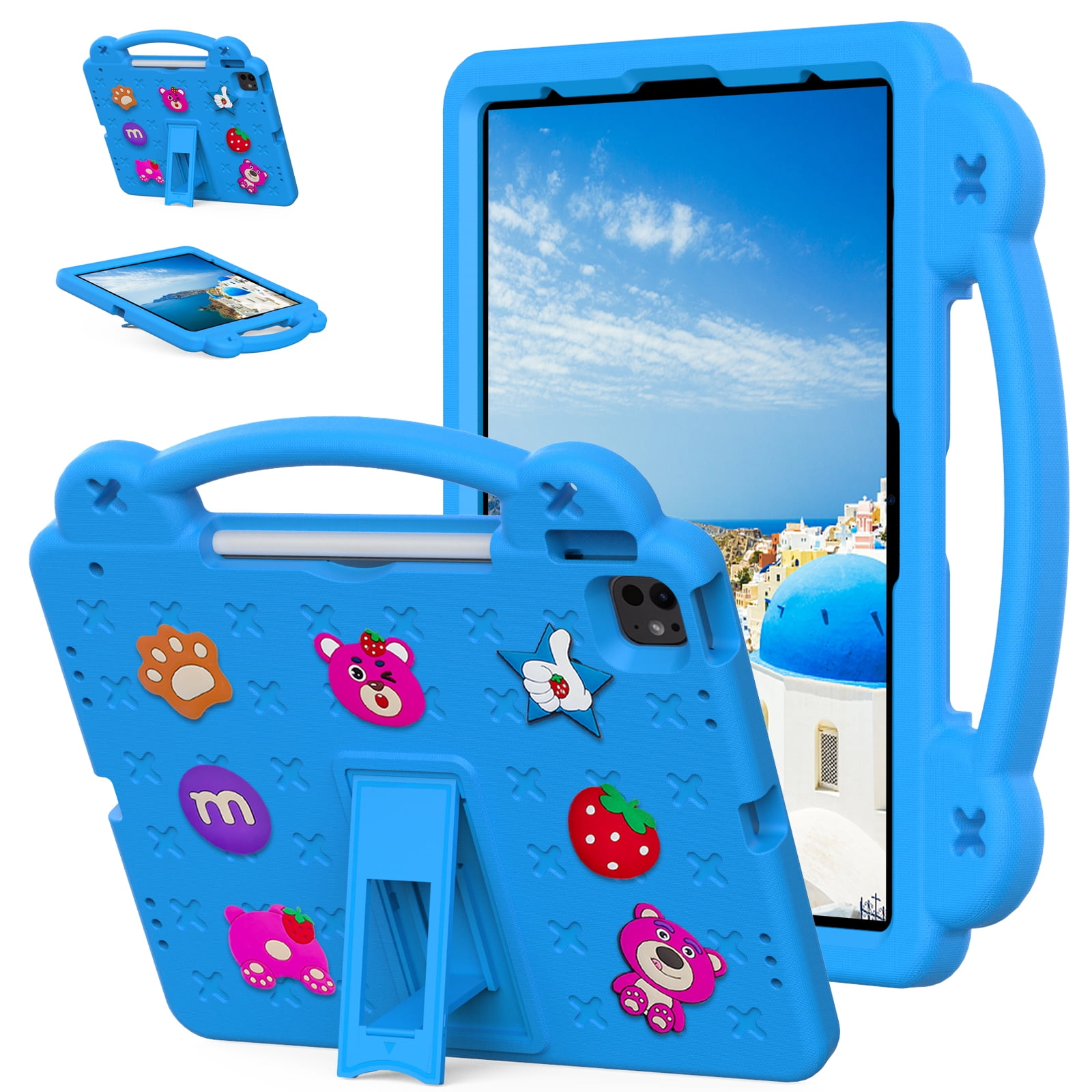 Kids Friendly EVA Case for iPad Air 6th Generation 11" 2024 M2 / iPad Pro 11" 2024 M4 5th