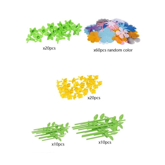 Kids Friendly Fabric Flower Press Machine Bouquet Making Toy For Home Art Crafts And Classroom Creative Project