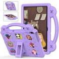 thumbnail image 1 of Kids Friendly Portable Tablet Case for Lenovo Tab M10 TB-X505F/TB-X605F/TB-X705 F/L Case, EVA Foam Cute Pattern with Kickstand Cute Cartoon Shockproof PC Case - Lightpurple, 1 of 8