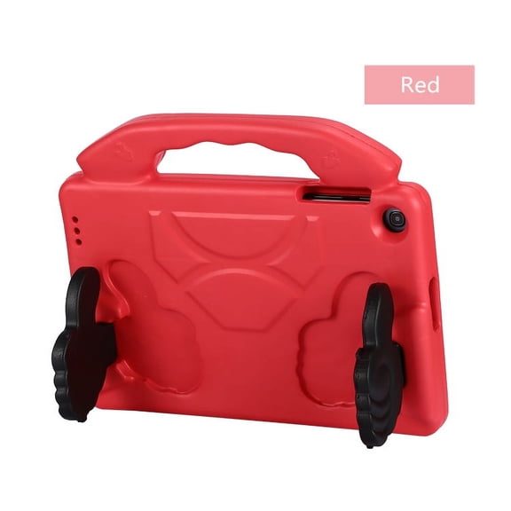 Kids Friendly Tablet Case for Samsung Galaxy Tab A 10.1" 2019 (Model SM-T510 or SM-T515) - Portable Handle Case EVA Foam Protector Shockproof Hard Rugged Cover with Stand (Red)