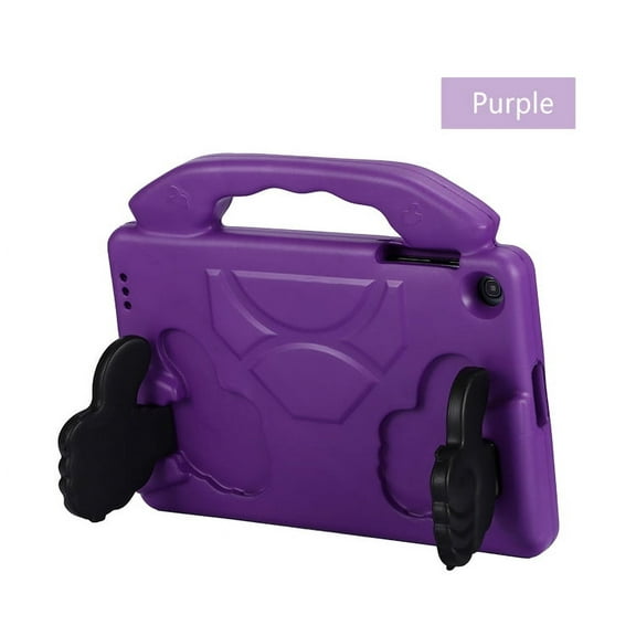 Kids Friendly Tablet Case for Samsung Galaxy Tab A 10.1" 2019 (Model SM-T510 or SM-T515) - Portable Handle Case EVA Foam Protector Shockproof Hard Rugged Cover with Stand (Purple)