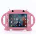 thumbnail image 1 of Kids Friendly Tablet Case for iPad mini 6th Generation, Soft Silicone Shockproof Anti-Scratches Kickstand Cover with Handles Grip Cute Cartoon Portable Case for iPad mini 6th Generation,Pink, 1 of 9