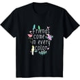 thumbnail image 1 of Kids Friends Come In Every Color Bird Lover Celebrate Diversity T-Shirt, 1 of 3