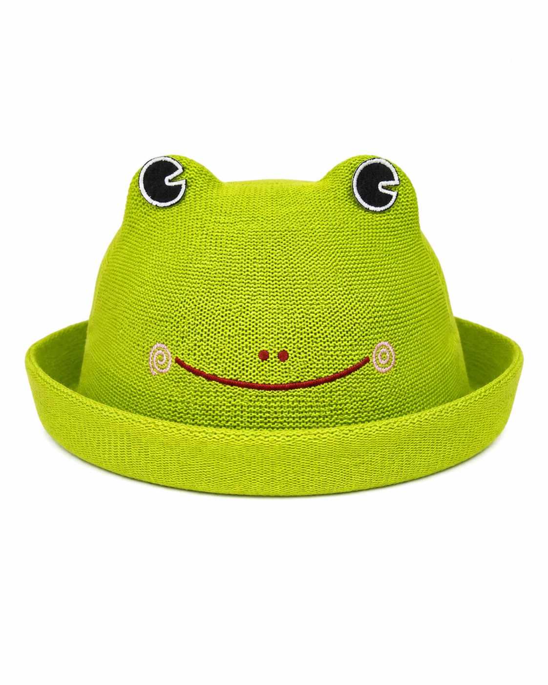 Kids Frog Bucket Hat Cute Cartoon Sun Hat, Adjustable Fit - Lightweight Breathable Outdoor Design(6-12 Years Old)