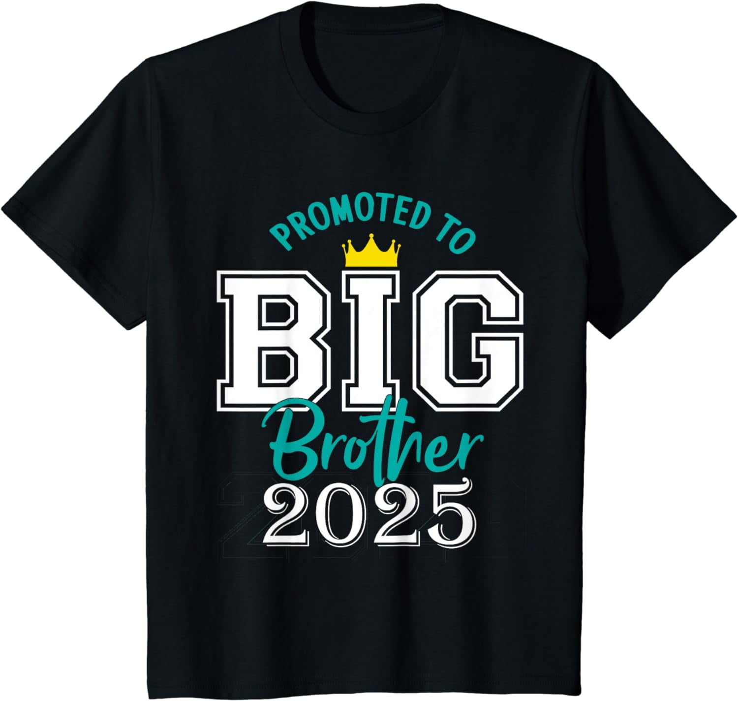 Kids Fun Promoted to Big Brother, New baby Older sibling 2025 TShirt