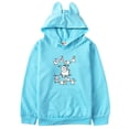 thumbnail image 1 of Kids Funny Cute Rabbit Gubby Hoodie Boys Forsaken Gubby Cat's Ear Shaped Sweatshirt, 1 of 2
