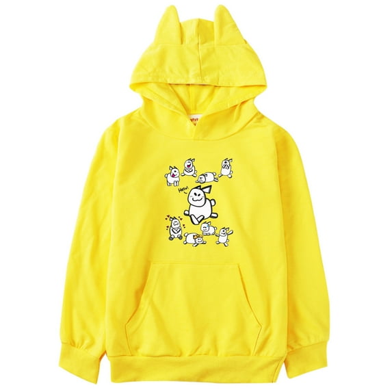Kids Funny Cute Rabbit Gubby Hoodie Boys Forsaken Gubby Cat's Ear Shaped Sweatshirt