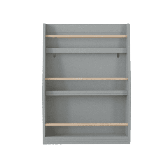 Kids Furniture 3 Tier Kids Book Shelf,Kids Book Rack, Helps Keep Bedrooms, Playrooms, and Classrooms Organized, Gray,Baby Nursery Furniture