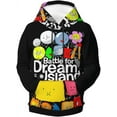 thumbnail image 1 of Kids Game Battle for Dream Island Bfdi Pullover Hoodies Unisex 3D Printed Hoodie Sweatshirt for Boys Girls, 1 of 7