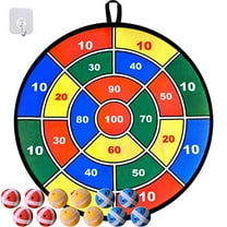 Kids Game Dart Board Set,29 Inches Large Fabric Dartboard with Sticky Balls and a Hook,Upgraded Safe Dart Game Toy Gift for Boys Girls Children Indoor Outdoor Activity Party Games