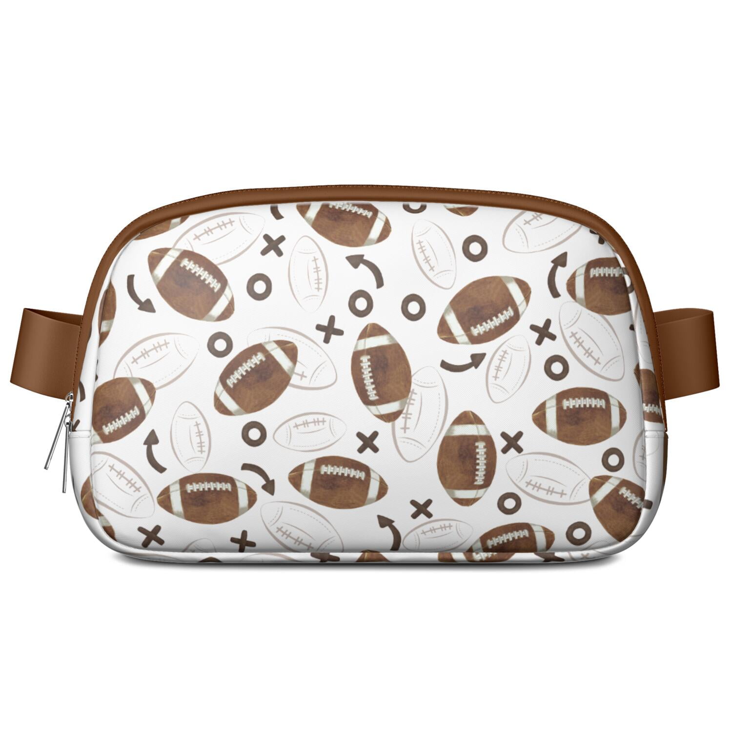 Kids Game Day Fanny Pack – Sports-Themed Waist Bag with Ball Prints for Boys, Teenagers, and Team Players
