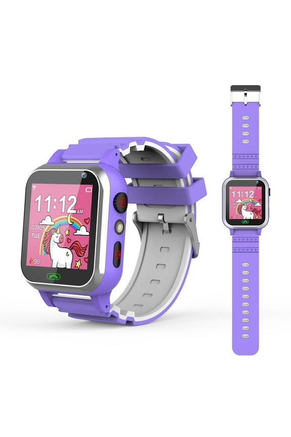 Smart Watch for Kids, Mollan Smartwatch for Boys Girls with 26 Puzzle Games Camera Music Player Alarm Clock, Touch Screen Sports Wrist Watch for Birthday Christmas Gift Age 4-12 Kid