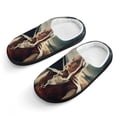 thumbnail image 1 of Kids Game of Thrones Slippers Boys Girls Non-Slip Fuzzy House Slippers Warm Soft Plush Winter House Shoes Slip-On Shoes, 1 of 7