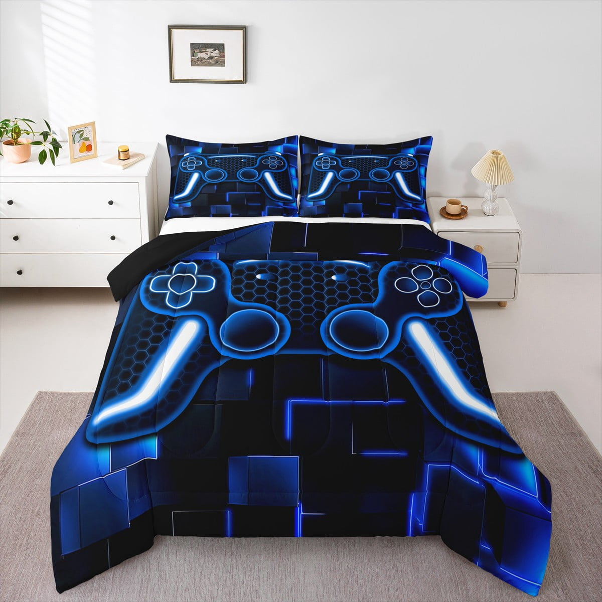 gamer full size boy comforter set
