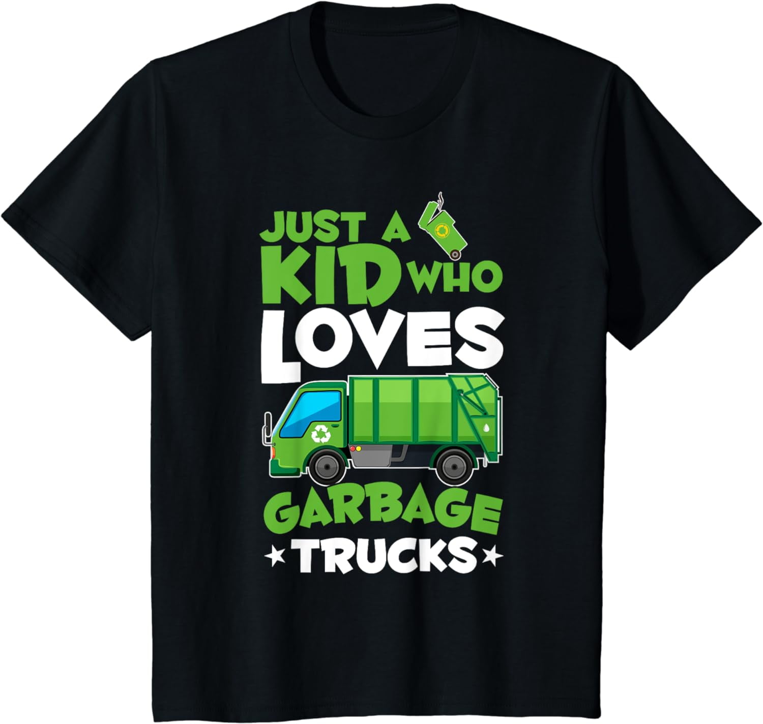Kids Garbage Truck Boys Just A Kid Who Loves Garbage Trucks T Shirt kids-garbage-truck-boys-just-a-kid-who-loves-garbage-trucks-t-shirt