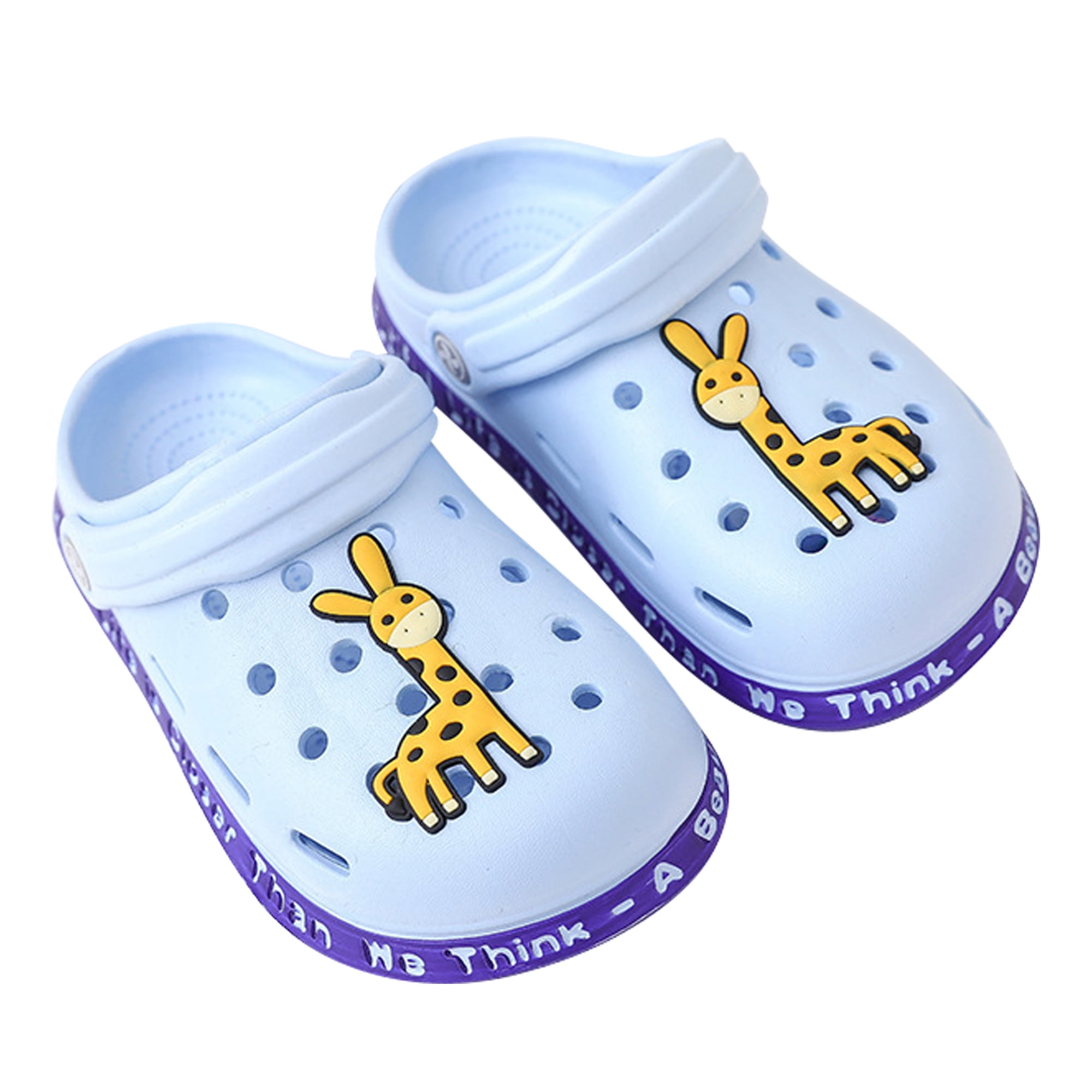 Kids Garden Clogs with Backstrap Summer Cute Sandals Slippers with