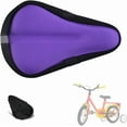 thumbnail image 1 of Kids Gel Bike Seat Cushion Cover for Boys & Girls, 9"x6" Breathable & Extra Soft Memory Foam Children Bicycle Saddle Pad with Water&Dust Resistant Cover, 1 of 5