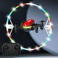 thumbnail image 1 of Kids Gifts 8-12 - Drone with Cool LED Lights Remote Control Toys Gifts for Boys Girls with Altitude Hold Headless Mode Start Speed Adjustment, Red, One Size, 1 of 9