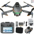 thumbnail image 1 of Kids Gifts 8-12, GPS Drone with Screen Remote Control Brushless Motor and Cool Lights Drones 5G Rc Quadcopter Altitude Hold Obstacle Avoidance for Kids Adults, Gray, One Size, 1 of 9