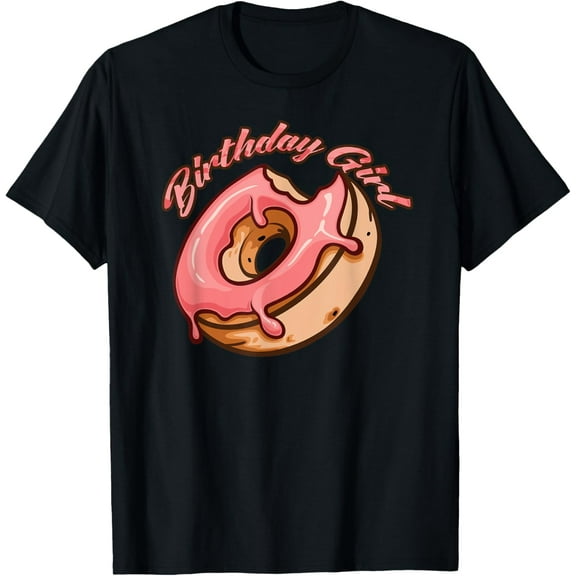Kids Girl Birthday Donut Child's Birthday T-Shirt