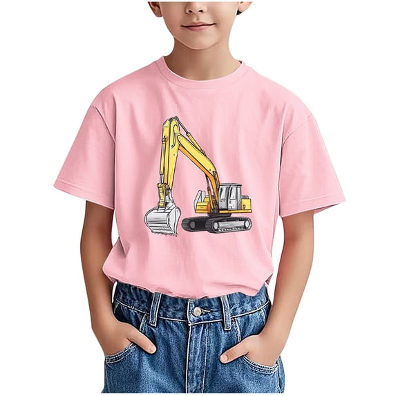 Kids Girl Boy Boat Neck Spandex T Shirts Brunch Tops Tee for Child Short Elbow Sleeve Graphic Summer Fall Tee Shirt 2026 Clothes Country Concert 3 Years