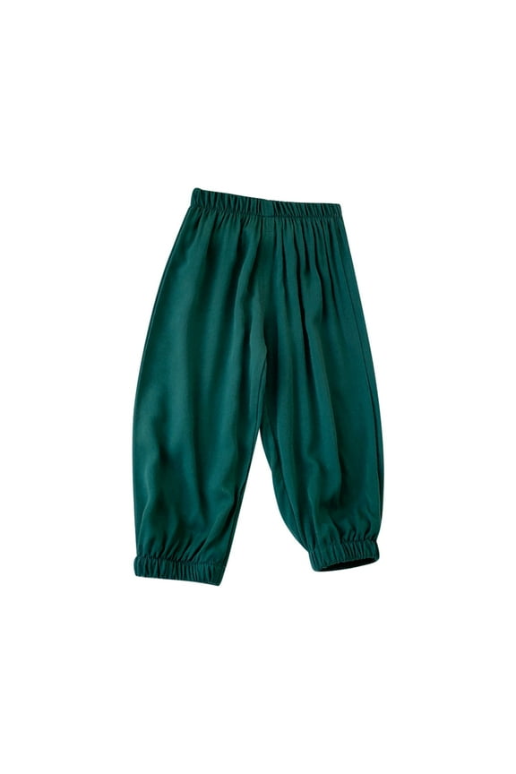 Kids Girl Boy Faux Silk Rayon Pants for Kid Sport Gym Casual Running Straight Leg Basic Long Leg Fall Summer 2026 Clothes Fashion Y2K