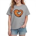 thumbnail image 1 of Kids Girl Boy Short Sleeve Top Lover Graphic Blouses for Child Happy Gift Valentines Lounge Cute Fall Summer Shirts 2026 Clothes Y2K 9 Years, 1 of 9