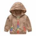 thumbnail image 1 of Kids Girl Boy Sun Protection Hooded Gradient Rainbow Sun Graphic Hoodies Coat for Kid Long Sleeve Winter Fall Outfits 2026 Clothing Trendy 6 Years, 1 of 5