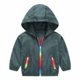 thumbnail image 1 of Kids Girl Boy Sun Protection Hooded Gradient Rainbow Sun Print Hoodies Outfits for Kid Long Sleeve Fall Winter Hooded 2026 Clothing Fashion Country Concert, 1 of 5