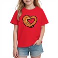 thumbnail image 1 of Kids Girl Boy Tshirts Happy Gift Valentines Day Casual Tee Tops for Kid Short Sleeve Lover Print Kawaii Fall Summer Shirts 2026 Soft Comfy Clothes Fashion 5 Years, 1 of 9