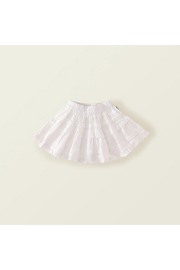Kids Girl Dress White Tutu Skirt for Girls Tulle Skirt Toddler Fluffy Skirt Shiny Skirt 6-7 Years