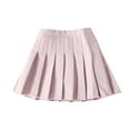 thumbnail image 1 of Kids Girl High Waisted Pleated Tennis Skirt School A-Line Athletic Skater Skirts with Lining Shorts 4-15 Years, 1 of 2