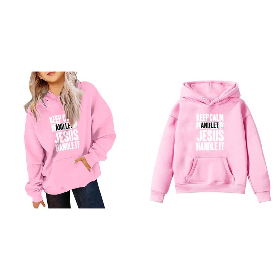 Kids Girl Hoodies Jesus Loves You Hoodies Long Sleeve Graphic Sweatshirt Comfy Oversize Pullover Top Cute Sweatshirt Teenage Girl Clothes 4-5 Years Cute Boy Girl Clothing