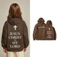 thumbnail image 1 of Kids Girl Hoodies Jesus Loves You Hoodies Long Sleeve Graphic Sweatshirt Cute Loose Pullover Top Cute Clothes Boys Outfits Size 3-4 Years Cute&nbsp;Boy Girl&nbsp;Clothing, 1 of 6