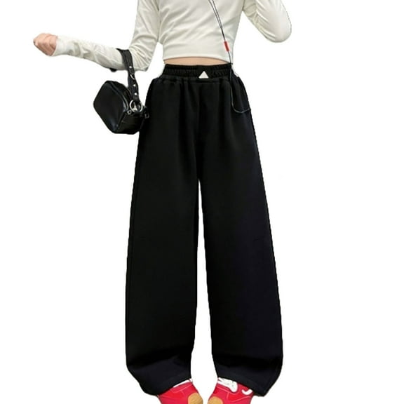 Kids Girl Long pants Black Elastic Waist Causal Summer Clothes For Teen Girls Girl Toddler Clothes 4-5 Years