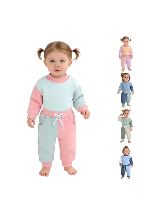 Kids Girl Outfit Two Piece Outfit Baby Boys Graphic Print Short Sleeve Tee Matching Elastic Waist Shorts Lightweight Summer Casual Playwear for Daily Indoor and Outdoor Activities Blue 70