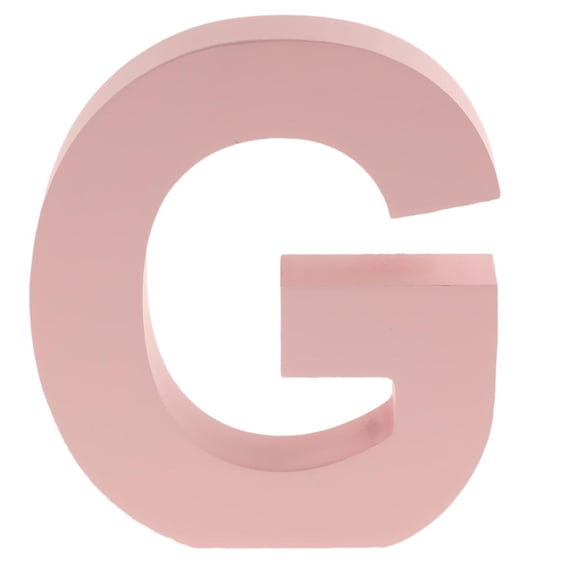 Kids Girl Room Decor Pink Wooden Alphabet Letter Birthdays Weddings Sign G G