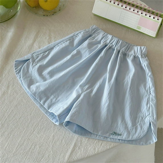 Kids Girl Shorts Casual A Line Wide Leg High Waisted Shorts Girl Summer Outfits Kids Clothes 8-9 Years Girls Clothes