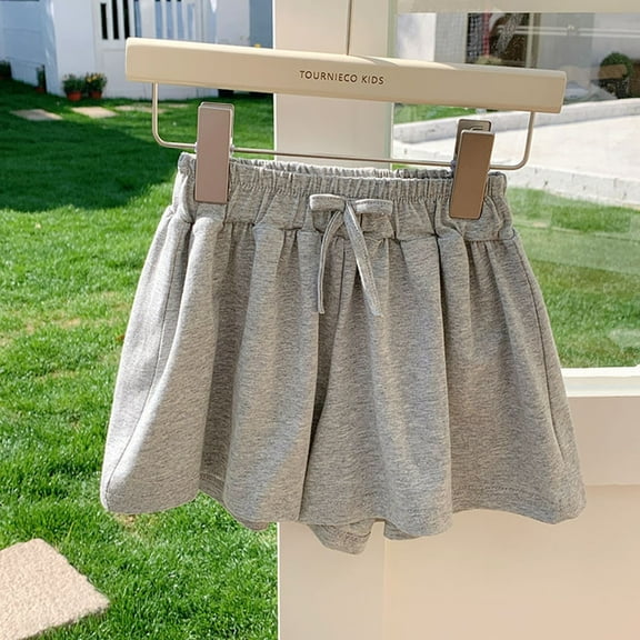 Kids Girl Shorts Casual Loose Fit Elastic Waist Shorts Girl Summer Clothes 5-6 Years Summer Clothes for Girls Girls Clothes