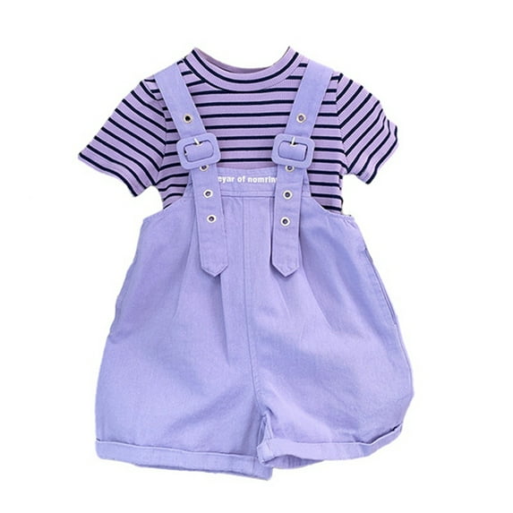 Kids Girl Summer Toddler Outfits Clothes T-shirt Tops+Shorts Pants 2PCS Set,1-7 Years