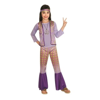 Child's Purple Hippie Bell Bottom Pants - Candy Apple Costumes