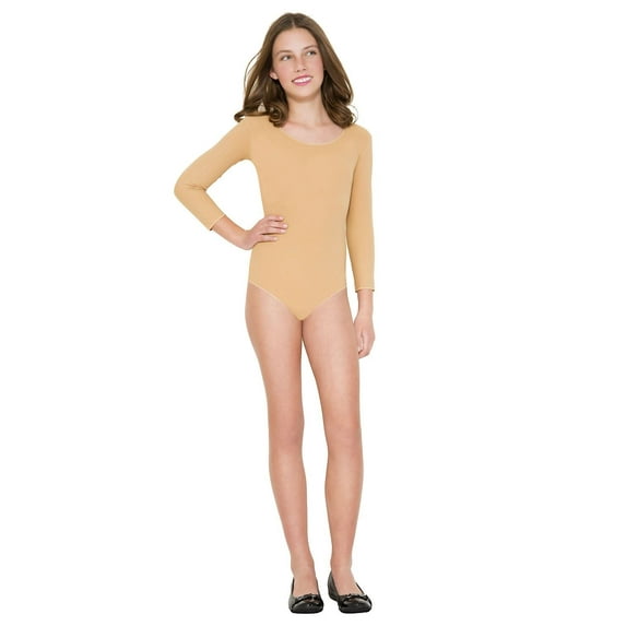 Kids Girl's Bodysuit Tan
