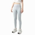 thumbnail image 1 of Kids Girls' Athletic Leggings High Waist Stretch Dance Running Yoga Pants Casual Solid Color Workout Active Dance Tights with Pockets, 1 of 4