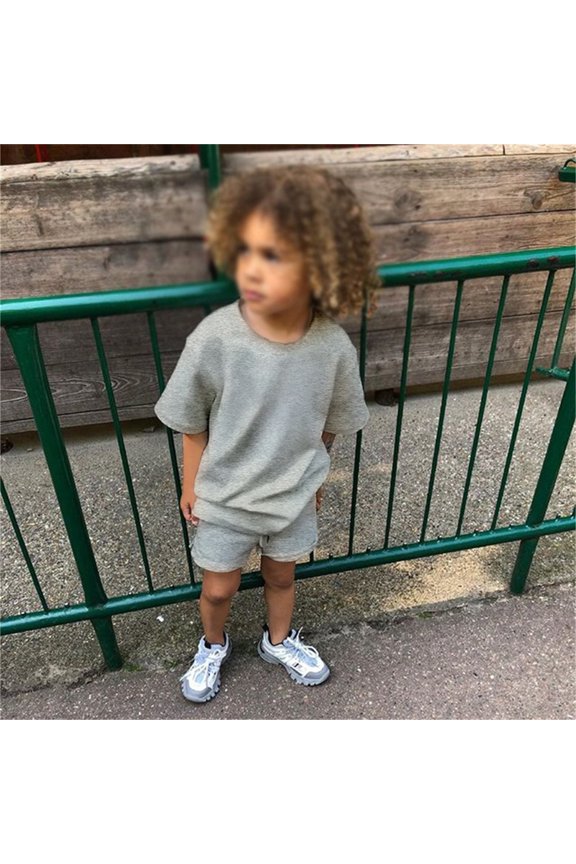 Kids Girls Athletic Set Summer Korean Style Activewear Size 2T-12 Years