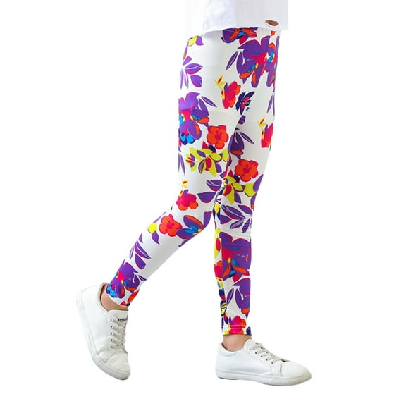 Kids Girls Autumn Leggings Spring Tights Leggings Girl Ankle Length Tights Pants Leggings for 5-10Years Child Girls