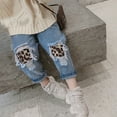 thumbnail image 1 of Kids Girls Baggy Jeans Denim Elastic Wasit Wide-Leg Palazzo Denim Pants Baggy Denim for Little Girls 7, 1 of 7