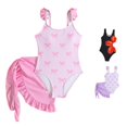 thumbnail image 1 of Kids Girls Bathing Suit Sleeveless Girls 1 Piece Swimsuits Fashion Cute Bathing Suits Girls Size 8-9 Years Swimsuit, 1 of 4