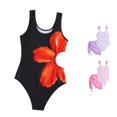 thumbnail image 1 of Kids Girls Bathing Suit Sleeveless Girls Swimsuit 1 Piece Cute Cute Bathing Suits Girls Size 9-10 Years Clothes, 1 of 7