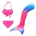 thumbnail image 1 of Girls Swimsuit Tail for Kids Bikini Fish Tail Set Girls Bathing Suit for Little Girl 4-5 Years, 1 of 3
