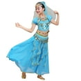 thumbnail image 1 of Kids Girls Belly Dance Sequin Dance Halloween Wear Carnival Sets, 1 of 4